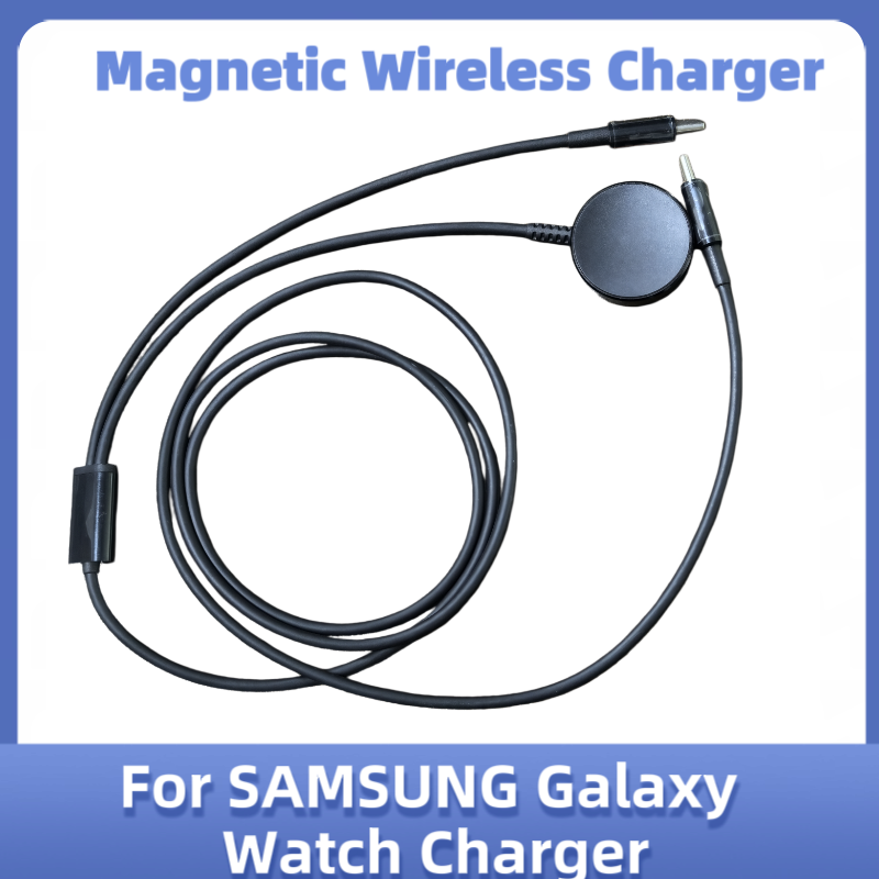Magnetic Charging Cable - Type-C 2-in-1 Magnetic Wireless Metal Base