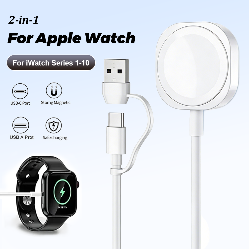 Magnetic Charging Cable - 2 in 1 Magnetic Wireless USB