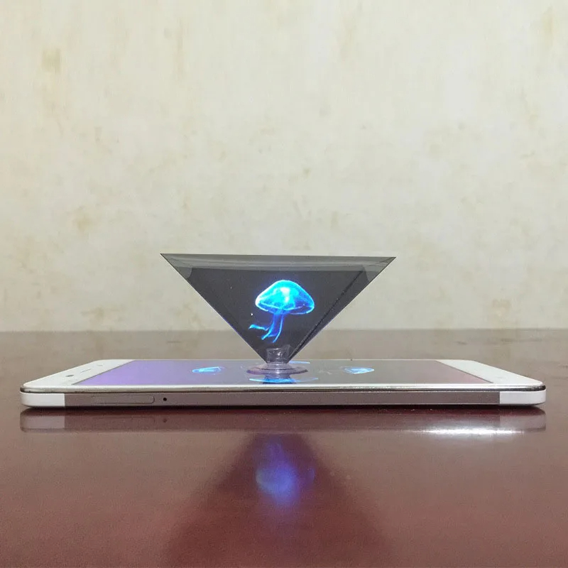 Digital Magnifier Reading - 3D Hologram Pyramid Display Projector Video