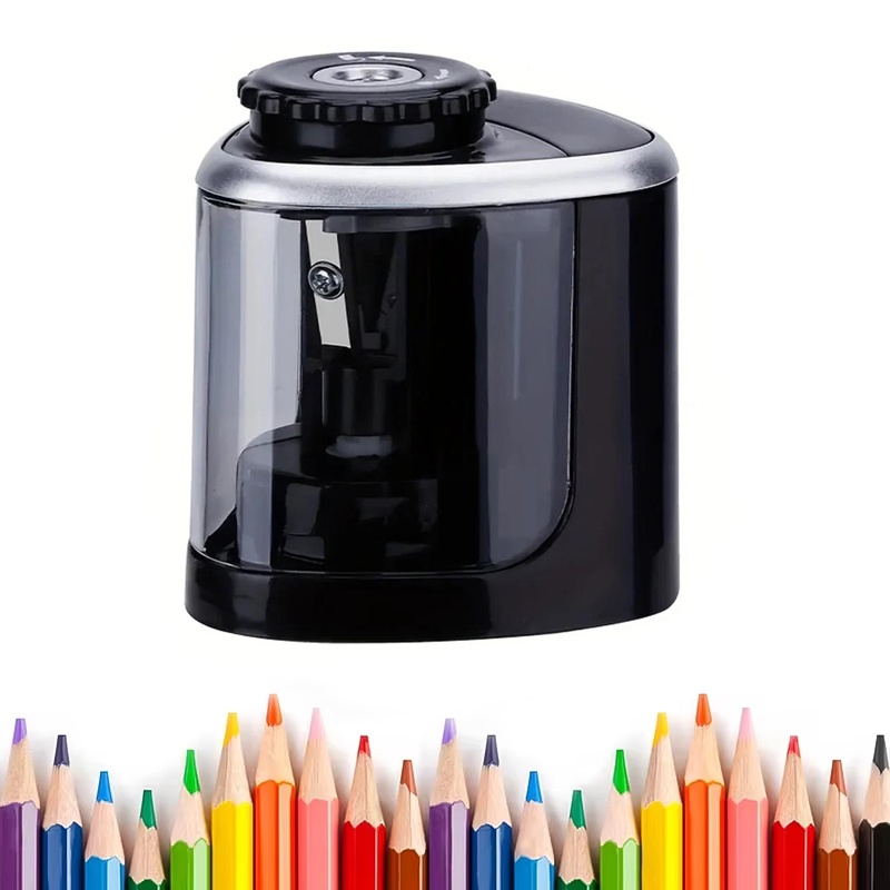New Gadgets Electronic - Desktop Electric Pencil Sharpener Automatic 6-8mm