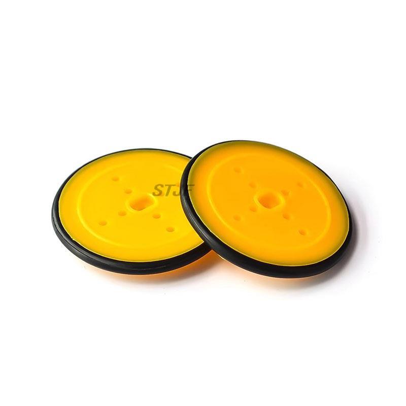 New Gadgets Electronic - 10pcs 410 rubber wheels robot tires