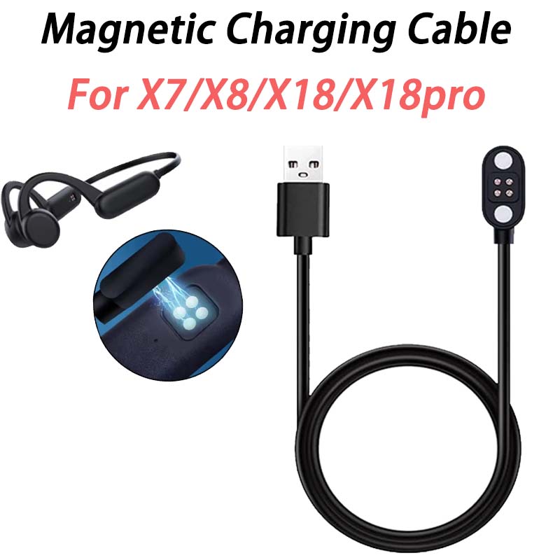 Bone Conduction Earphones with - Magnetic Charging Cable recension och pris