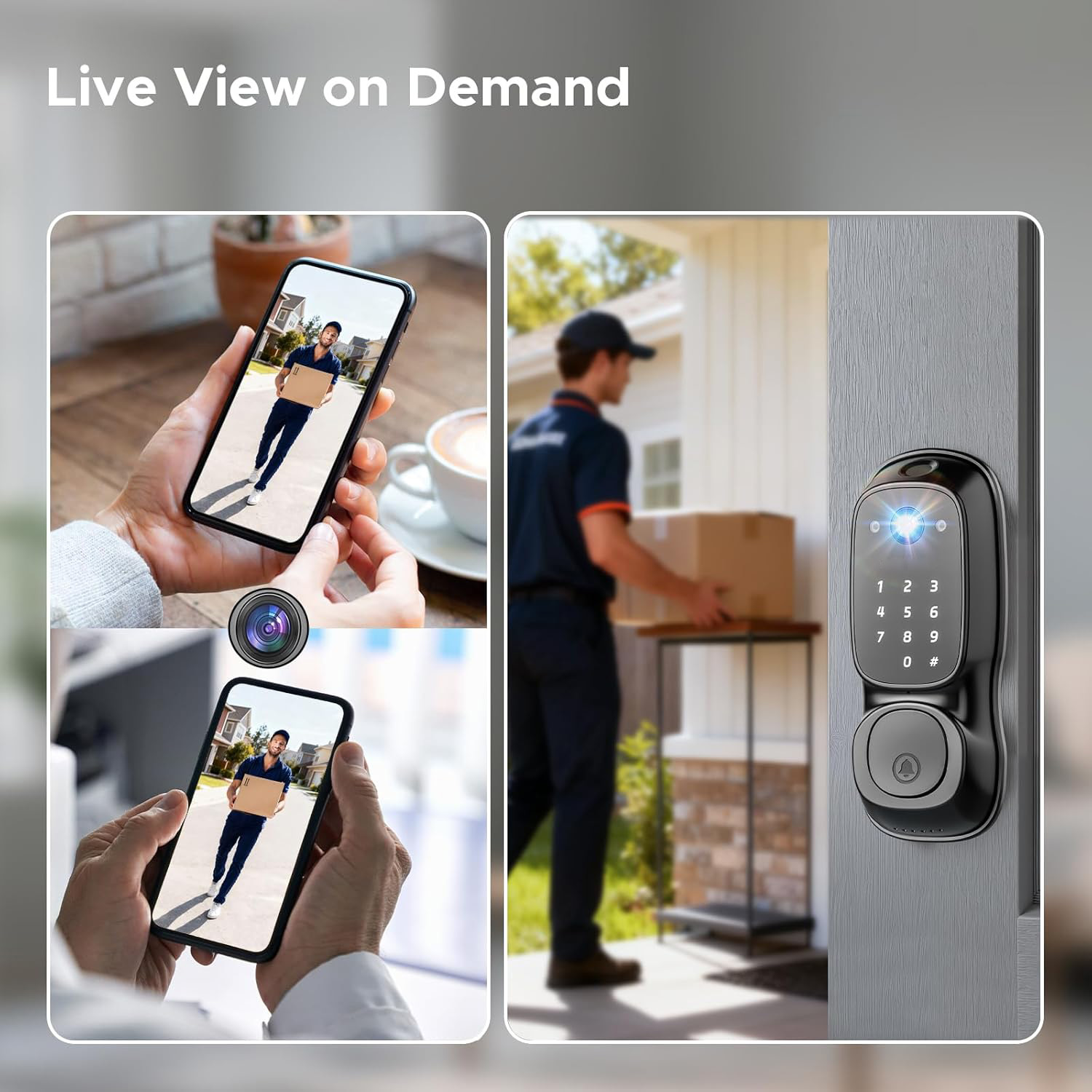 Tuya Wifi Smart Door Lock ‎Cam - Electronics & Gadgets Beginning With D recension och pris