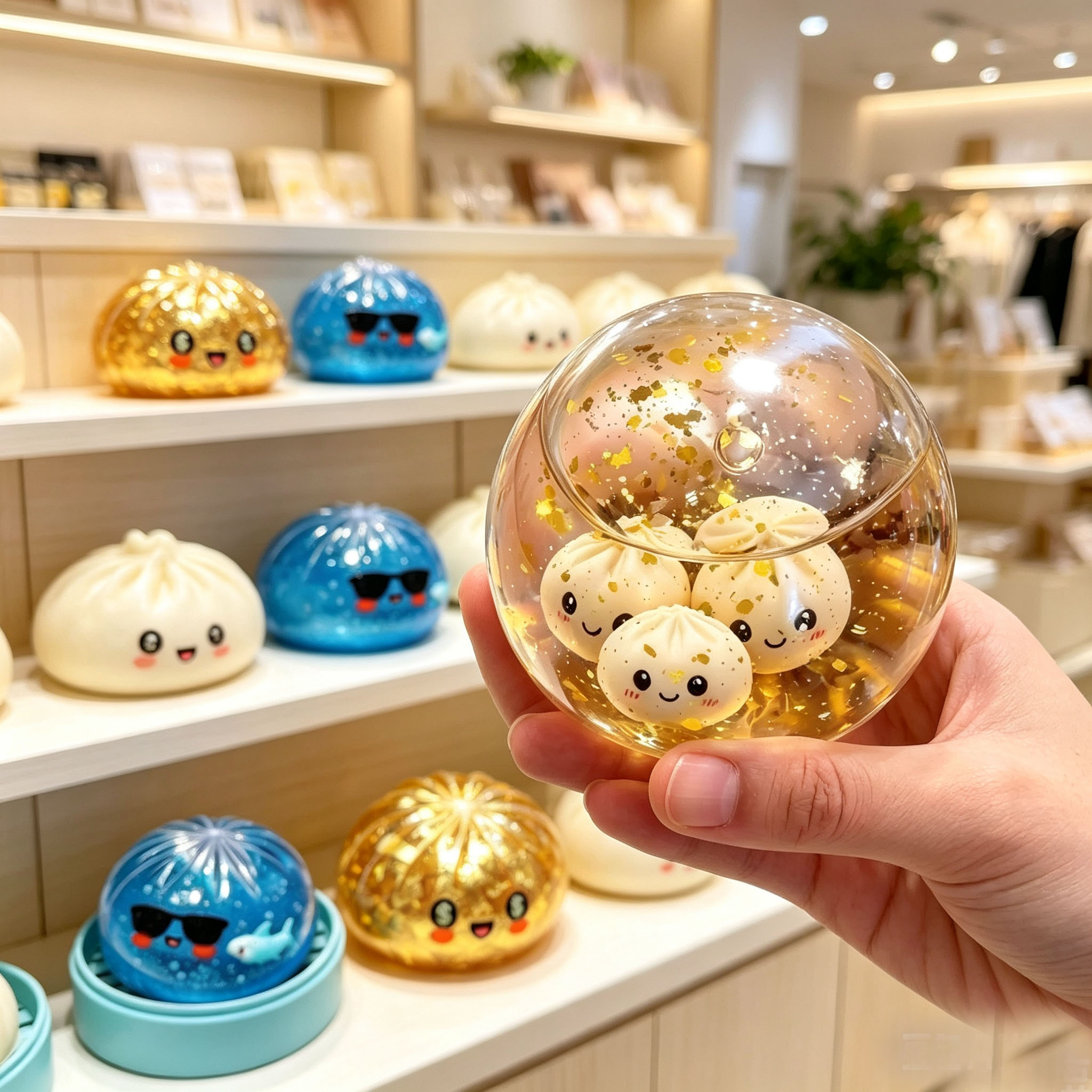 Glitter Shark Dumplings Squish - Electronics Latest Gadgets recension och pris