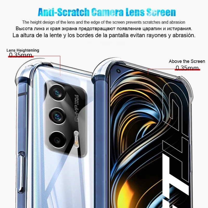 Luxury Transparent Silicone Sh - Realme Gt 6 recension och pris
