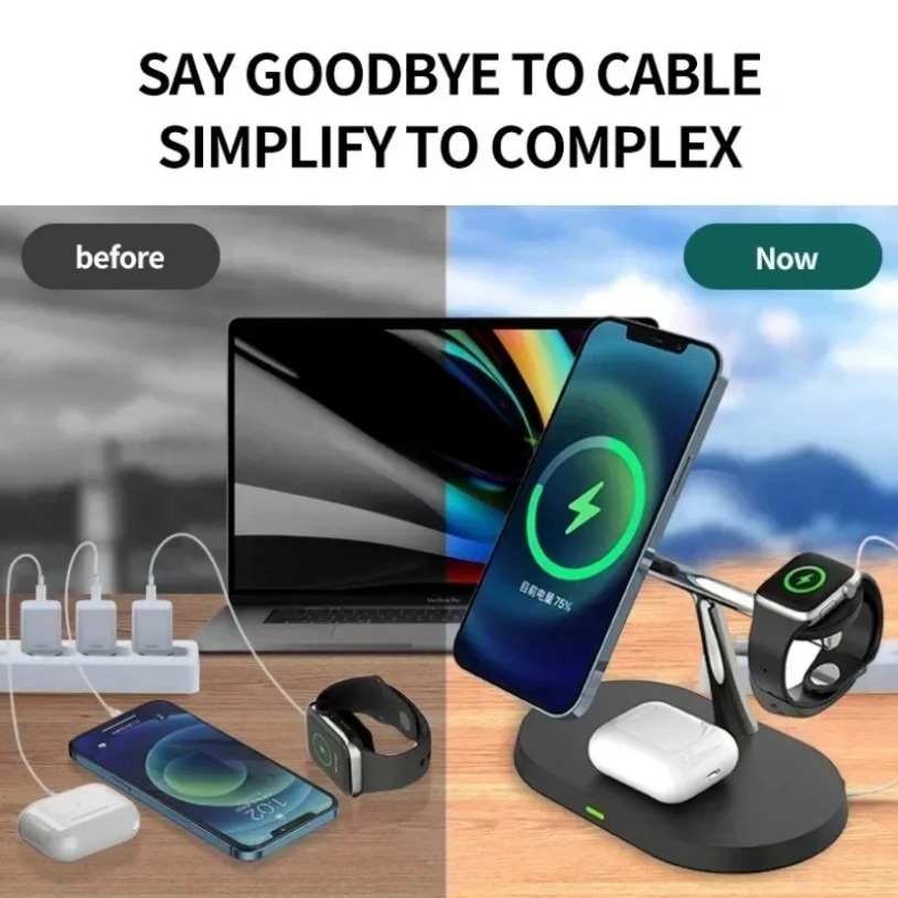 3 In 1 Opansten Magnetic Wirel - Magnetic Charging Cable recension och pris