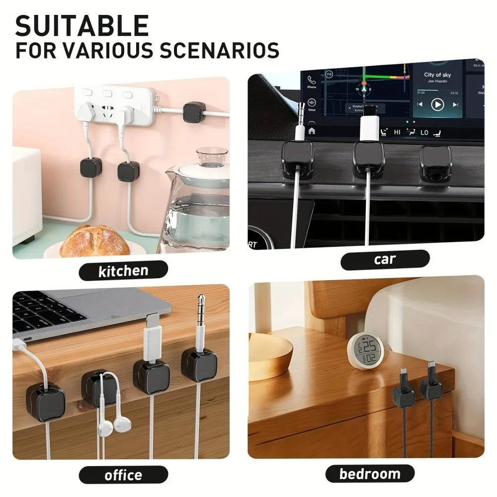 Magnetic Cable Clip Organizer  - Magnetic Charging Cable recension och pris
