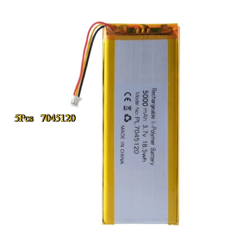 New 3.7V 5000mAh 7045120 Li-po - New Gadgets Electronic recension och pris