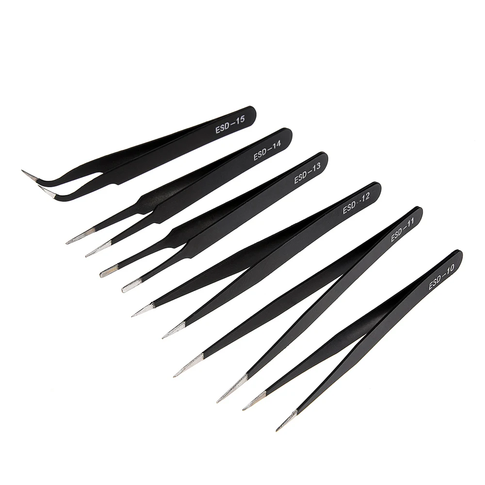 2/6pcs Precision Tweezers Set  - Electronics & Gadgets Starting With V recension och pris