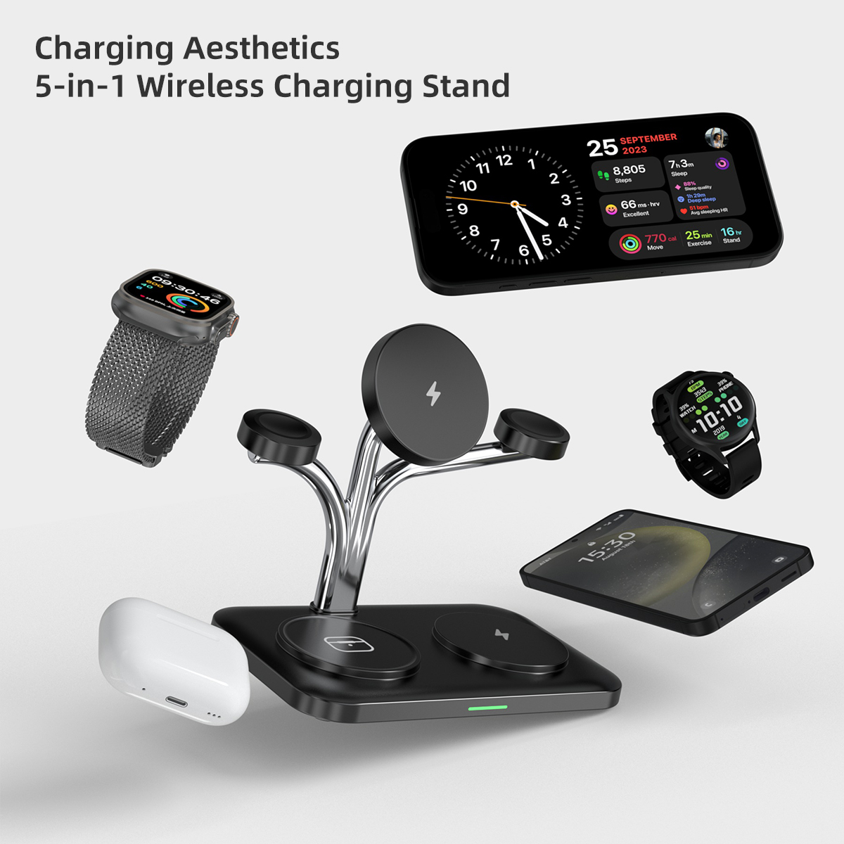 5 IN 1 Magnetic Wireless Charg - Magnetic Charging Cable recension och pris
