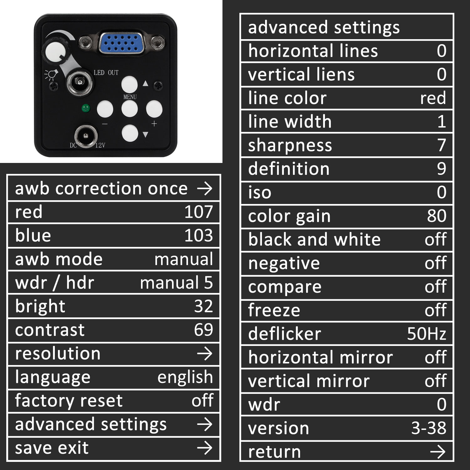 13MP VGA Video Microscope Came - Digital Magnifier Reading recension och pris