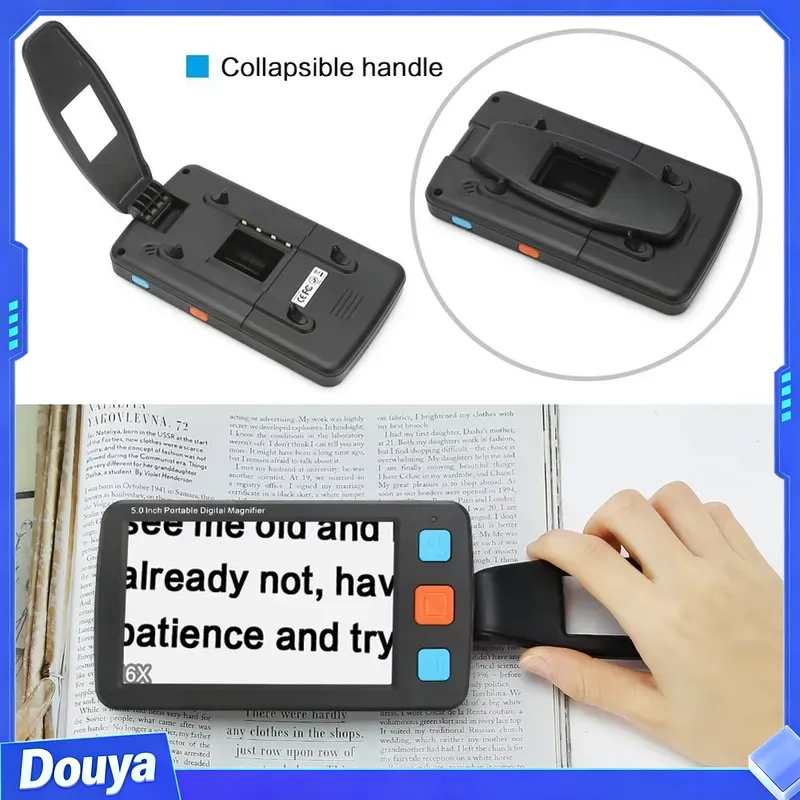 Hongda Portable Plastic 5 Inch - Digital Magnifier Reading recension och pris