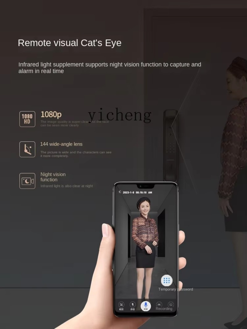 C19- Face Cat Eye Smart Door L - Electronics & Gadgets Beginning With D recension och pris